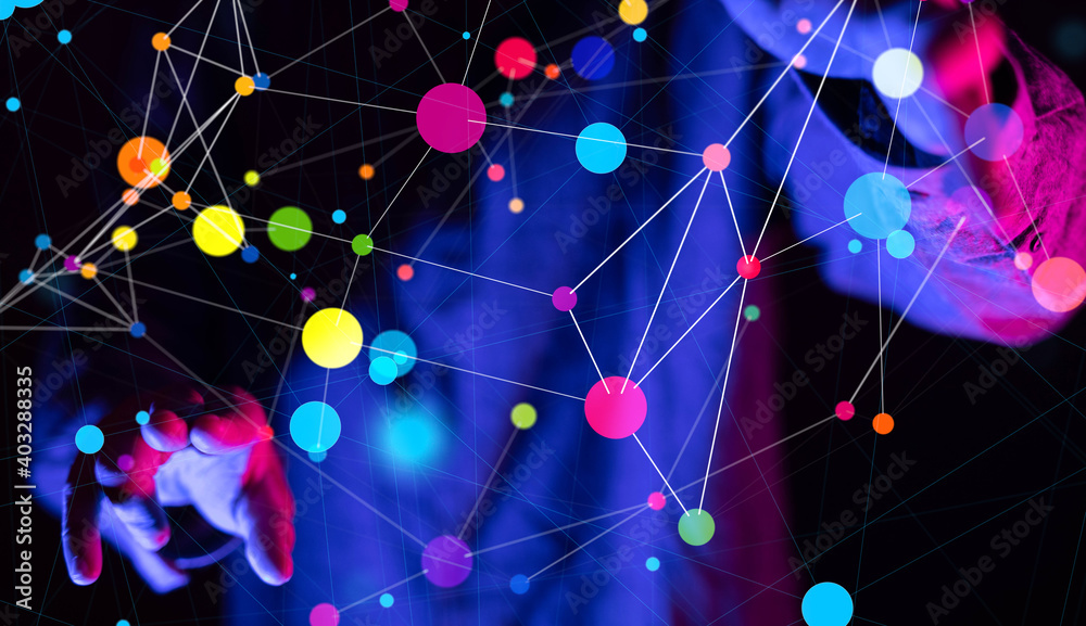 Global network concept. 3D rendering Global network concept. 3D rendering