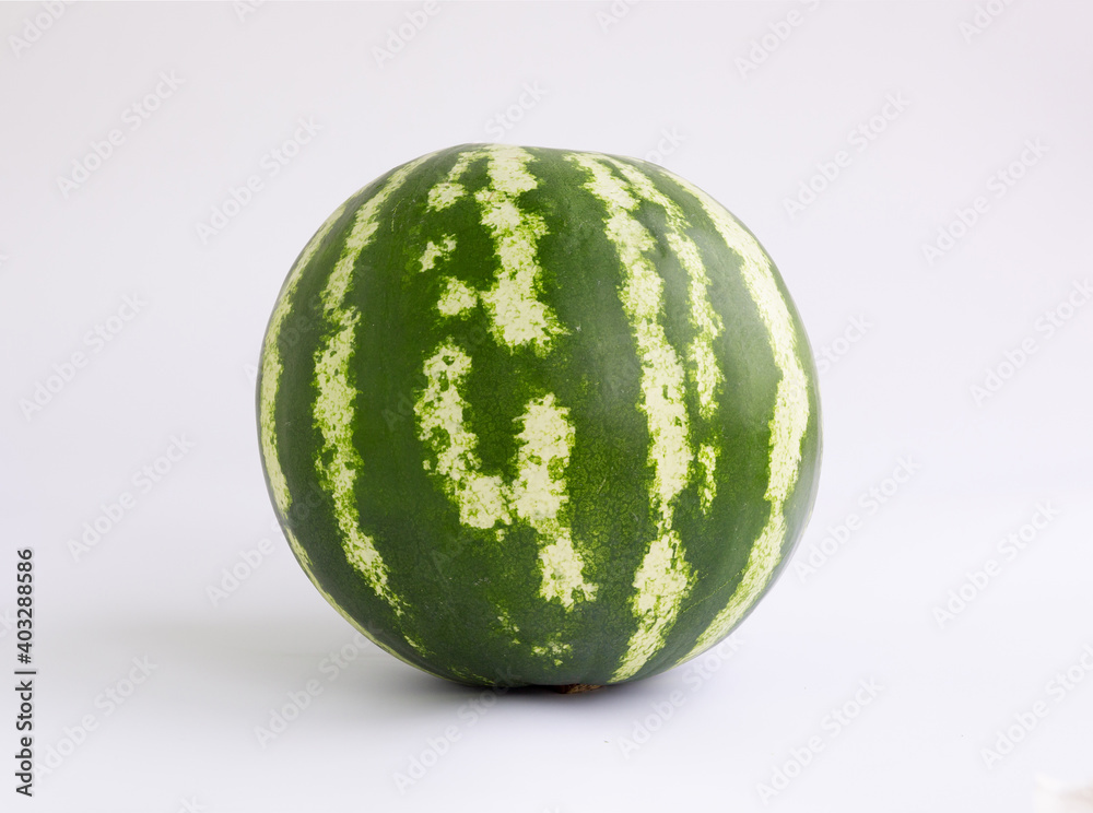 Whole watermelon isolated on white background Whole watermelon isolated on white background
