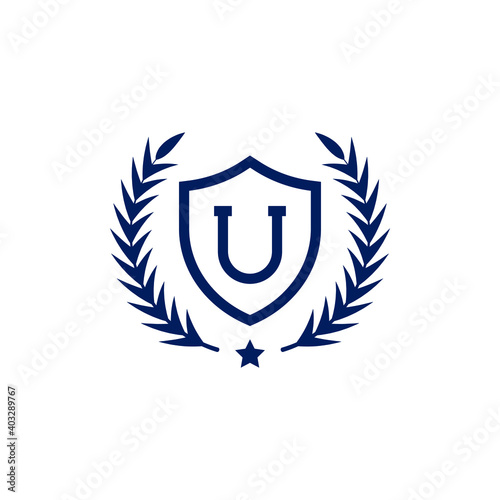 University icon design isolated on white background. Vector illustration