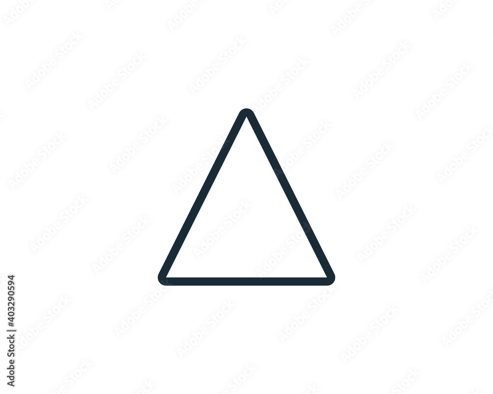 Triangle Icon Vector Logo Template Illustration Design Triangle Icon Vector Logo Template Illustration Design