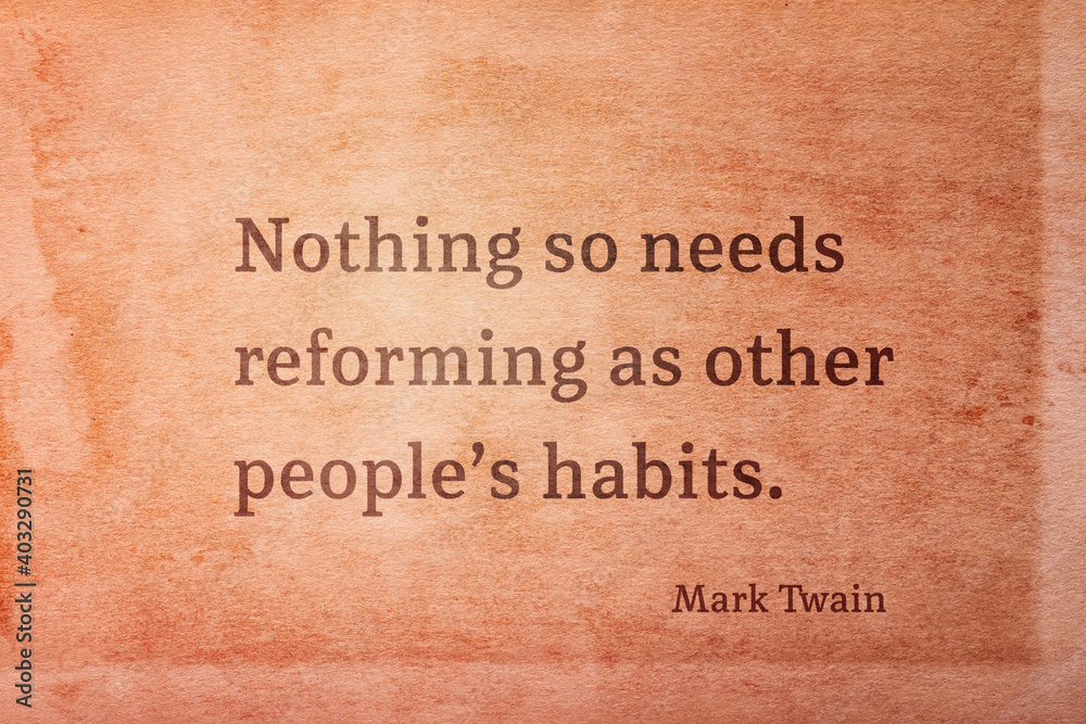 Obraz premium needs reforming Twain