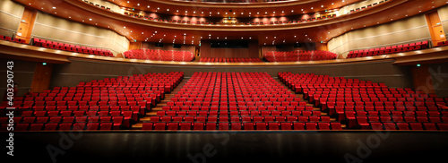 Empty auditorium in the great theatre 