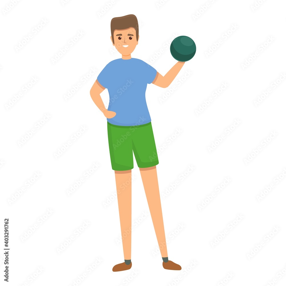 Relax playing bowling icon. Cartoon of relax playing bowling vector icon for web design isolated on white background Relax playing bowling icon. Cartoon of relax playing bowling vector icon for web design isolated on white background
