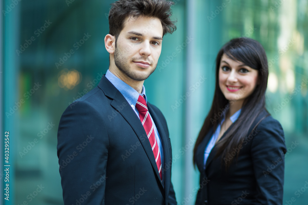 Business partners outdoor Business partners outdoor
