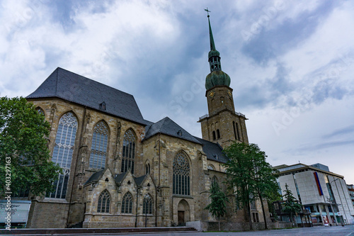 Church of St. Reinoldi, Dortmund. Reinoldikirche is the oldest church in the german city of Dortmund and one of its most iconic landmarks.