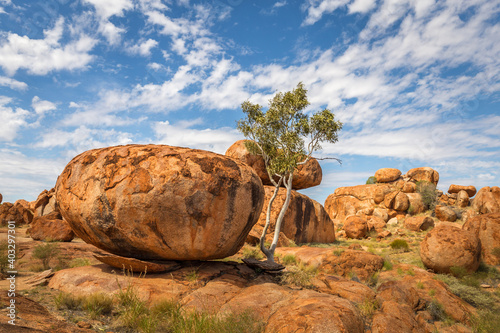 Karlu Karlu rock formations, Australia photo