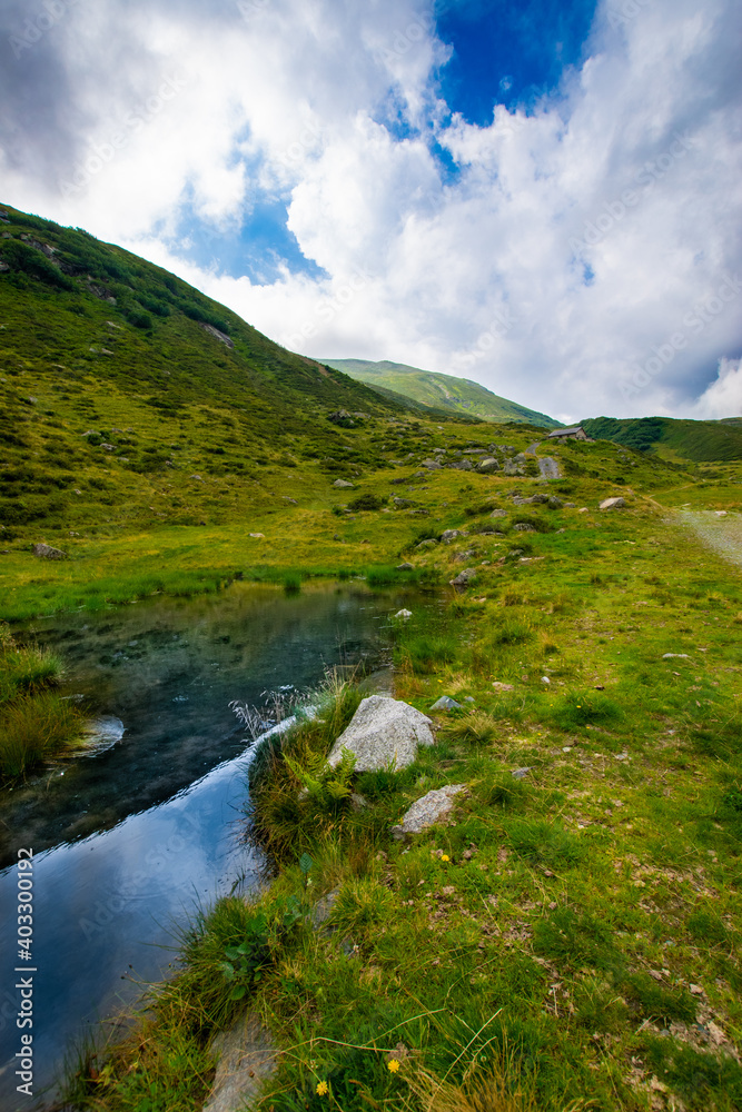 landscape with river  (Silvretta - Vorarlberg/Tyrol, Austria)