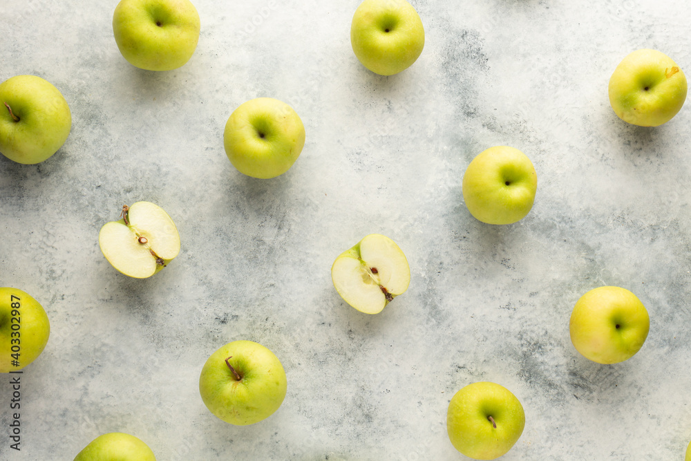 The green fresh apple patterns The green fresh apple patterns