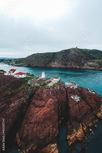 view of the coast of the island of Newfoundland