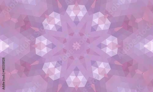 Geometric design, Mosaic of a vector kaleidoscope, abstract Mosaic Background, colorful Futuristic Background, geometric Triangular Pattern. Mosaic texture. Stained glass effect. EPS 10 Vector