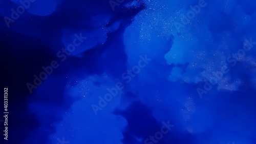 Wallpaper Mural nebula gas cloud in deep outer space, science fiction illustrarion, colorful space background with stars 3d render Torontodigital.ca