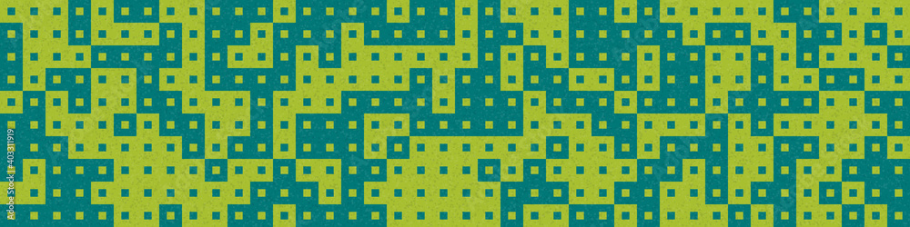 Abstract Geometric Pattern generative computational art illustration