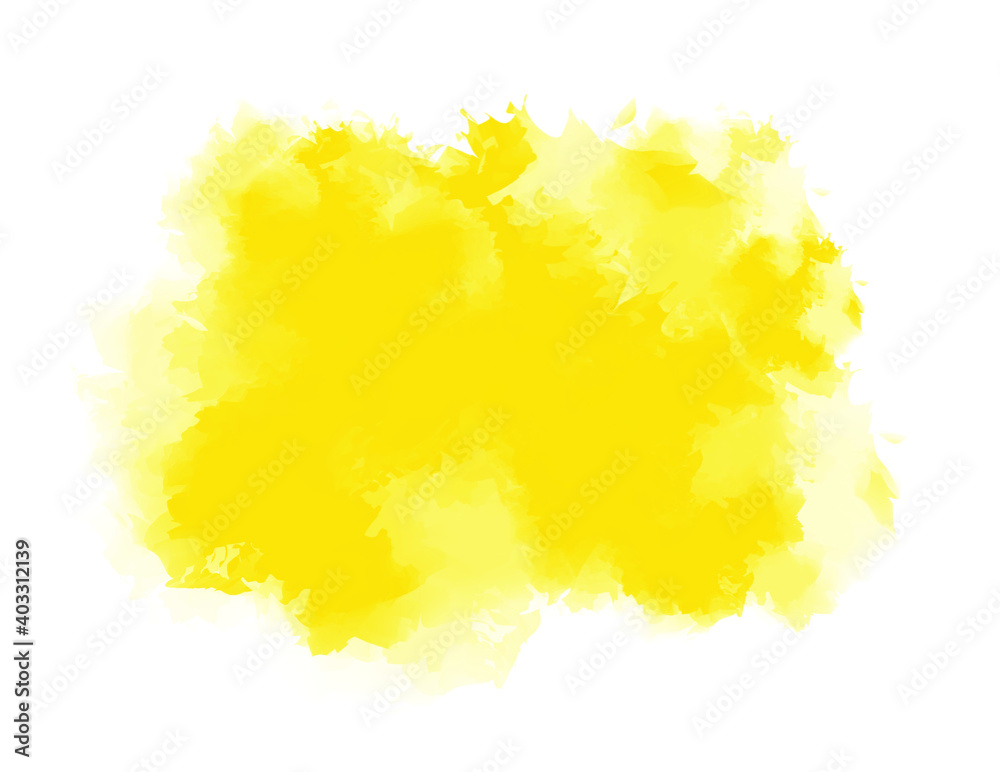 Bright Yellow Paint Splash