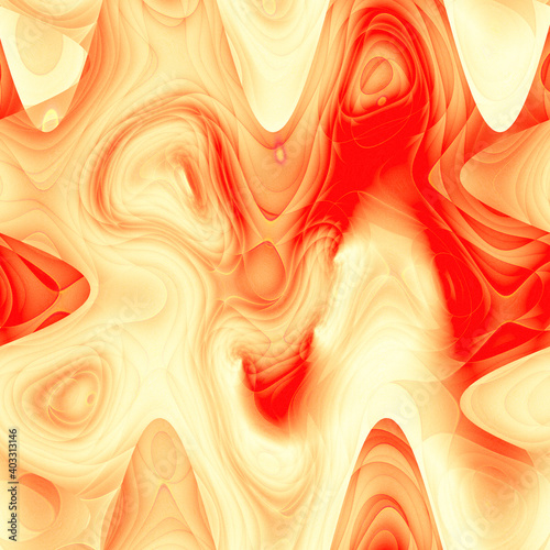 Stylized abstract background of magma or lava wave texture