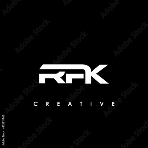 RPK Letter Initial Logo Design Template Vector Illustration photo