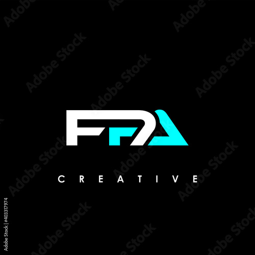 FPA Letter Initial Logo Design Template Vector Illustration photo