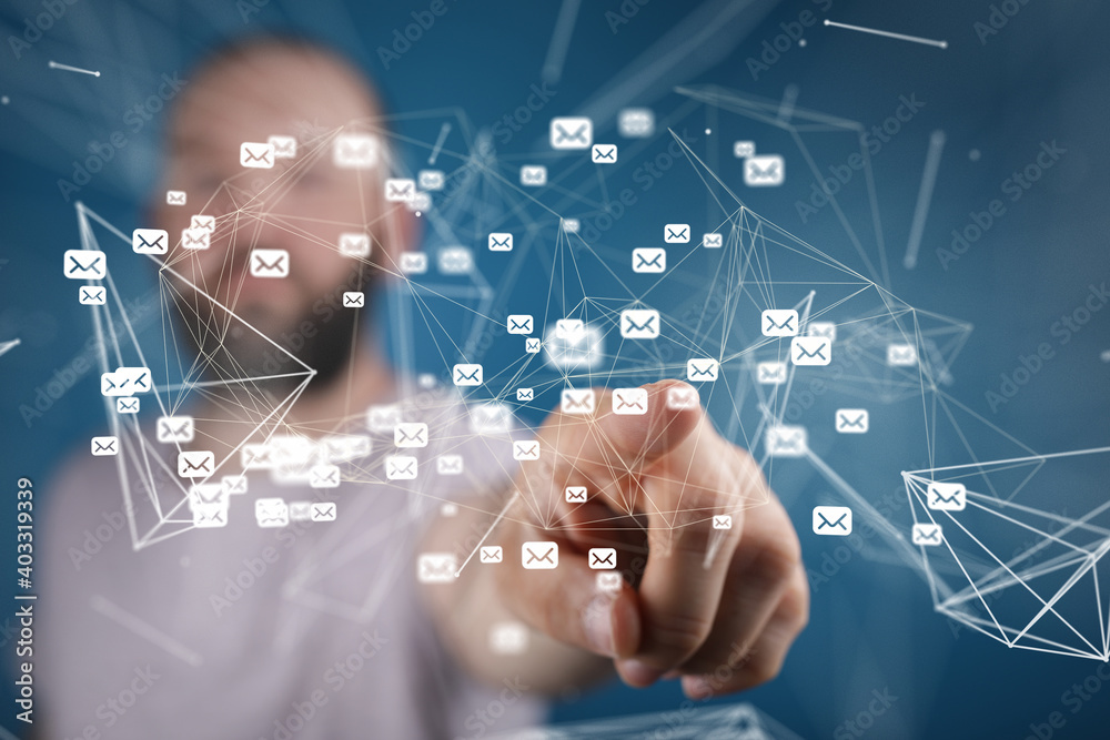 mail communication support contact concept service mail communication support contact concept service