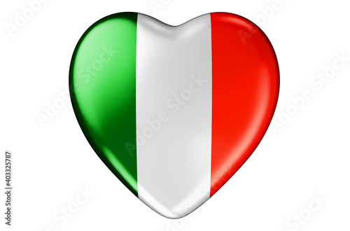 Free Download Heart with Irish flag, 3D rendering - GFXLoad