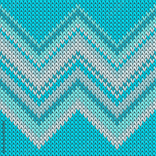 Cozy zig zal lines christmas knit geometric