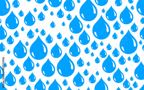 Water drops seamless vector...