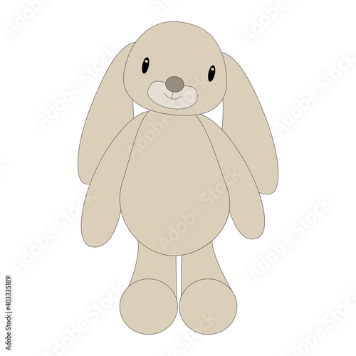 Soft bunny toy animal