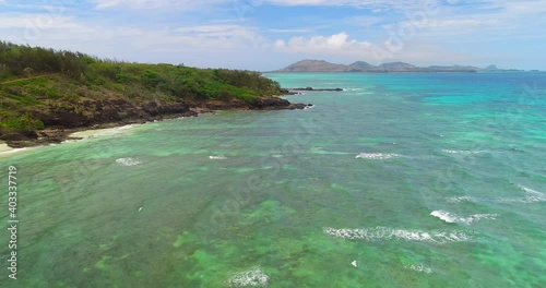 Wallpaper Mural Beautiful aerial views of the Fiji Islands and the Pacific Ocean.  Torontodigital.ca