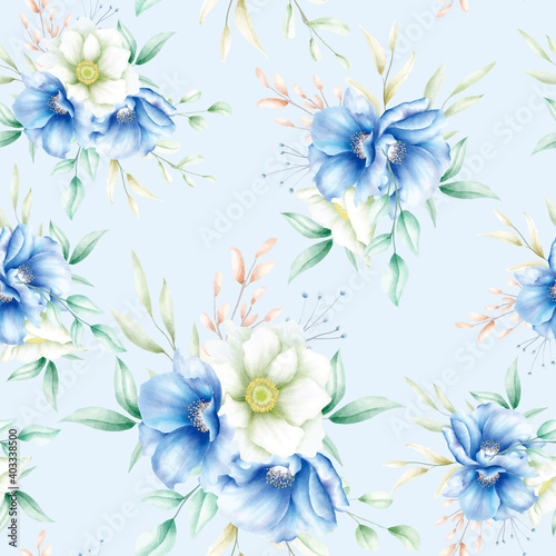 Beautiful flower seamless pattern