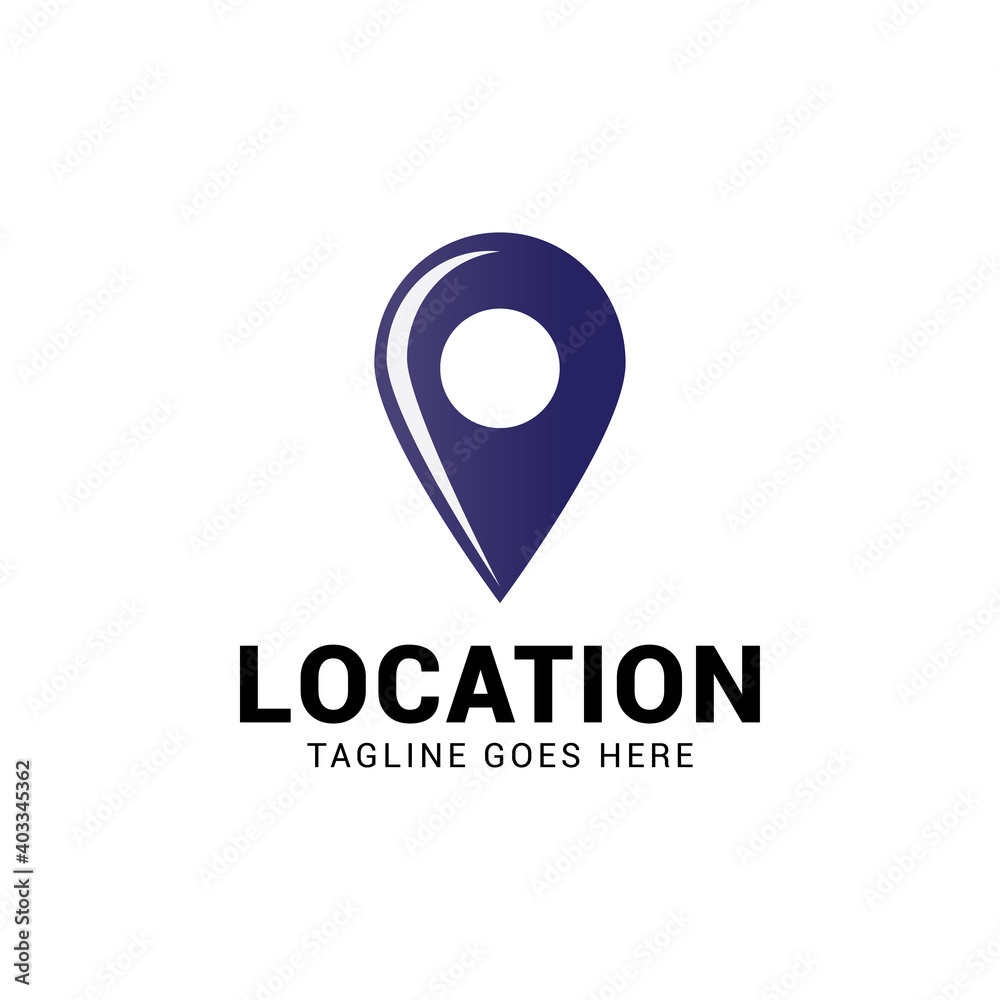 pin location map logo icon vector template. pin location map logo icon vector template.