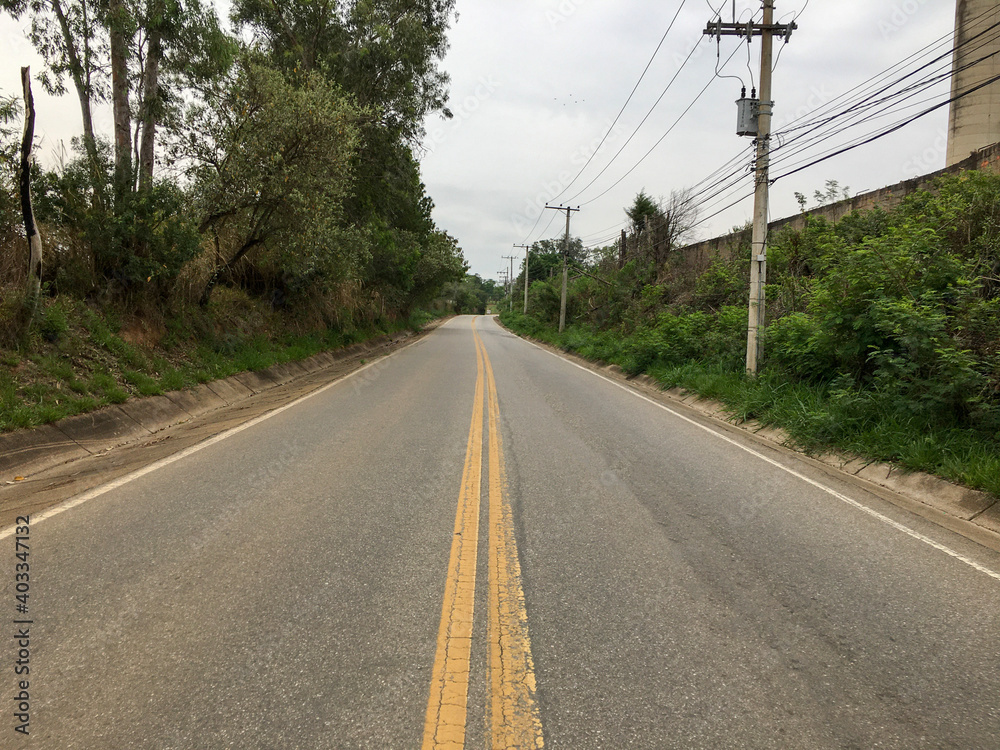 road in the countryside