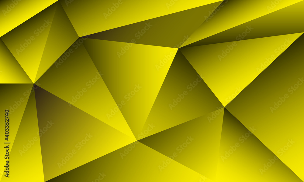 modern yellow and black geometric abstract background. vector illustration for wallpaper, web materials.
