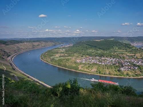 Der Rhein vom Aussichtspunkt Bopparder Hamm photo