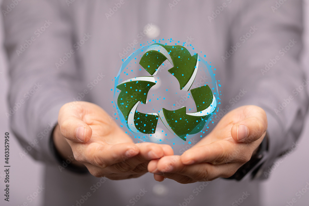 eco Concept of recycling - 3d rendering ecology eco Concept of recycling - 3d rendering ecology