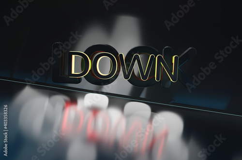 Lockdown background abstrac...