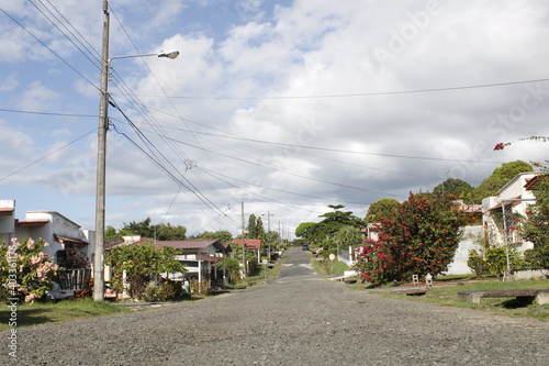 street of a neighborhood
