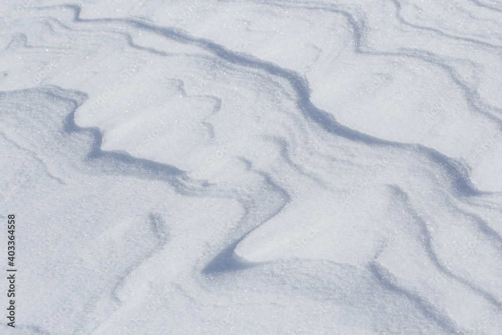 Natural patterns in the snow. Snow background. Natural patterns in the snow. Snow background.