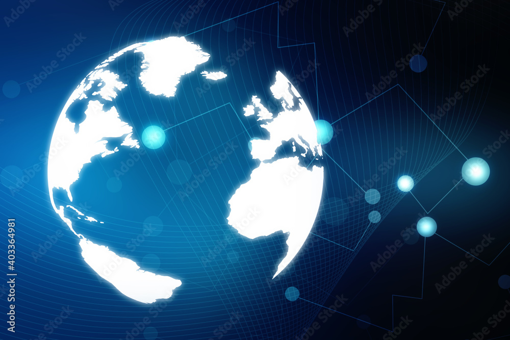2d illustration world map abstract background 2d illustration world map abstract background