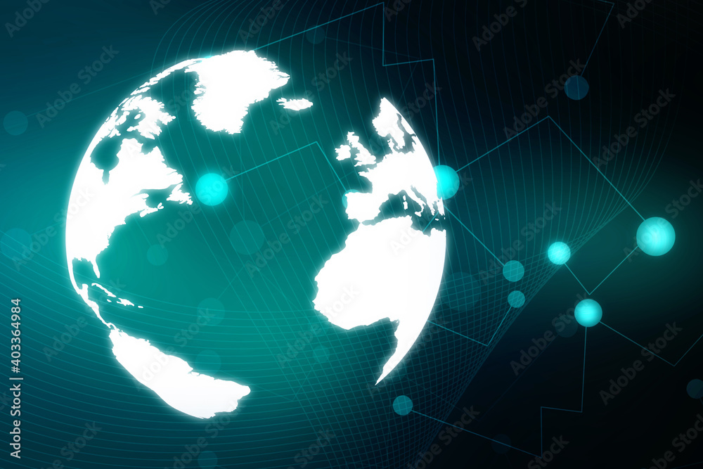 2d illustration world map abstract background 2d illustration world map abstract background