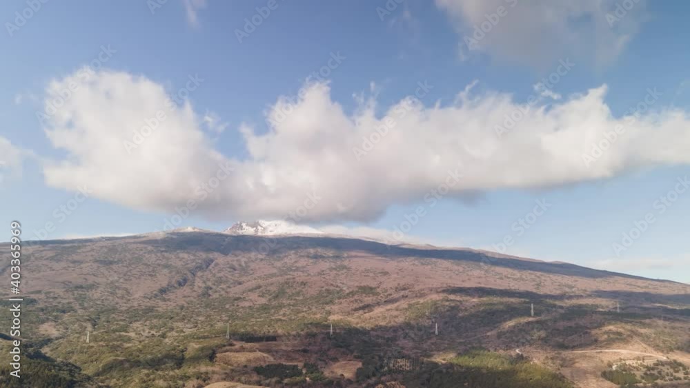 4K Counter-clockwise Hyper-lapse Aerial View of Hallasan, Jeju Volcanic Island 4K Counter-clockwise Hyper-lapse Aerial View of Hallasan, Jeju Volcanic Island
