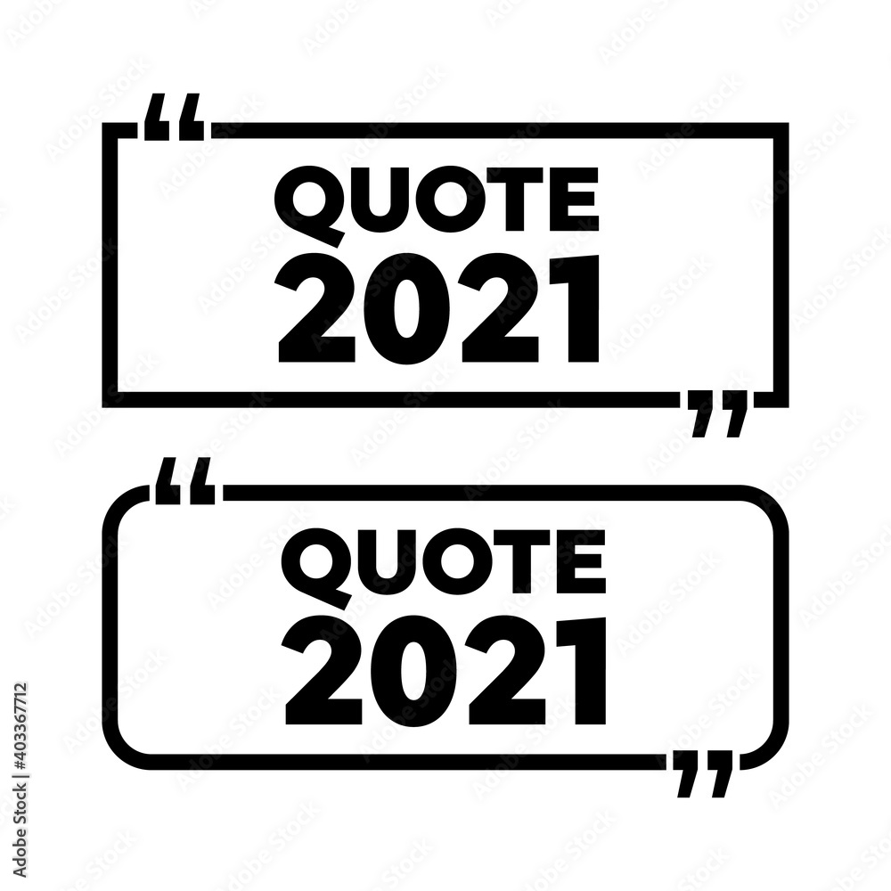 Obraz premium quotation mark for text. Frame with quotes. Quote vector comment