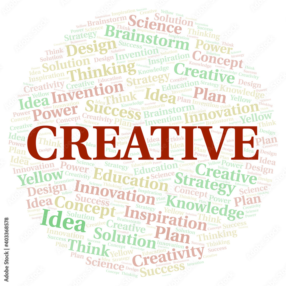 Obraz premium Creative typography word cloud create with the text only.