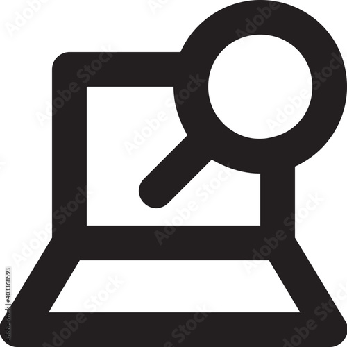 Search Vector Line Icon