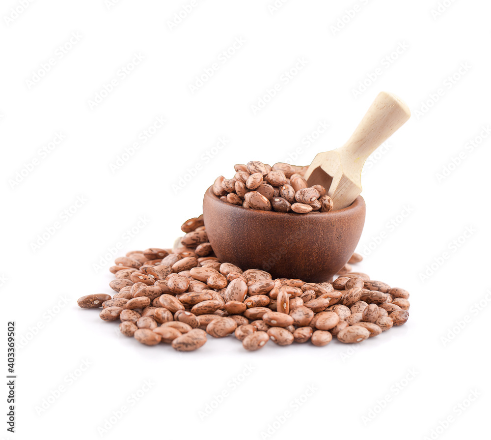 pinto beans isolated on white background pinto beans isolated on white background