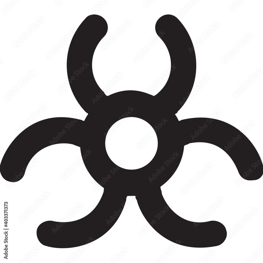 Obraz premium Biohazard Symbol 