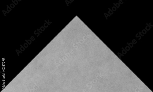 3D rendered black and white papercut abstract background