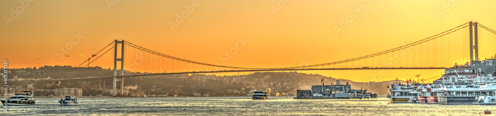 Istanbul skyline, HDR Image