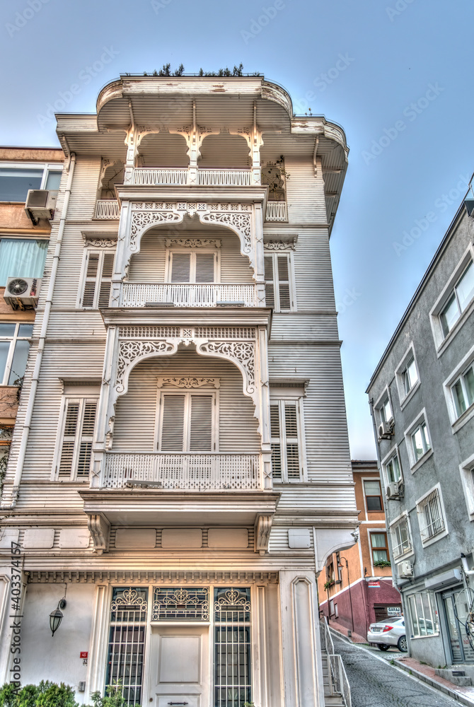 Arnavutkoy district of Istanbul, HDR Image