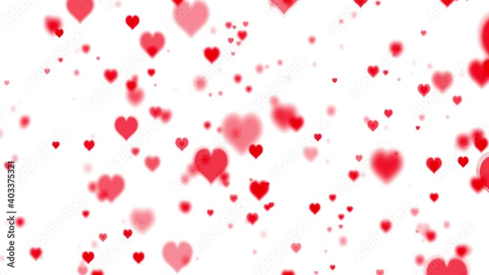 Holiday Valentine's Day. Many Beautiful Hearts on a White background. Animation of Red Hearts. Love and wedding theme. High quality 4k footage Holiday Valentine's Day. Many Beautiful Hearts on a White background. Animation of Red Hearts. Love and wedding theme. High quality 4k footage