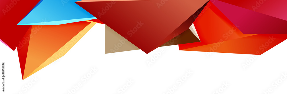 Triangle mosaic abstract background, 3d triangular low poly shapes. Geometric vector illustration for covers, banners, flyers and posters and other Triangle mosaic abstract background, 3d triangular low poly shapes. Geometric vector illustration for covers, banners, flyers and posters and other