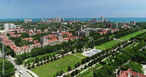 View of Midway Plaisance at The University of Chicago