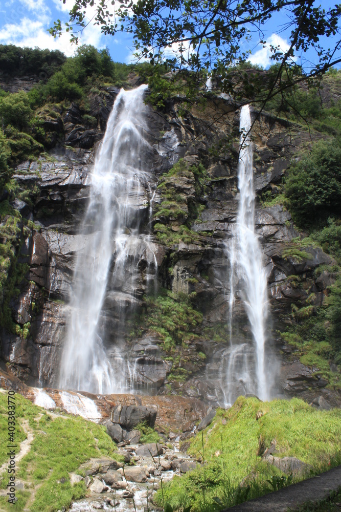 Obraz premium Cascate Acquafragia, Sondrio